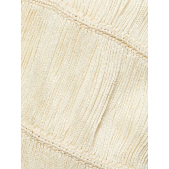 Jonathan Simkhai Cream Fringe Maxi Dress - Picture 4 of 6